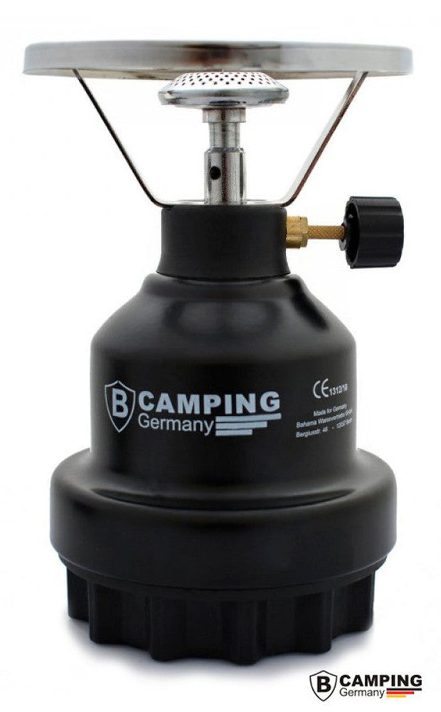 B-CAMPING Campingkocher Butan GASKOCHER Metall SCHWARZ oder ROT