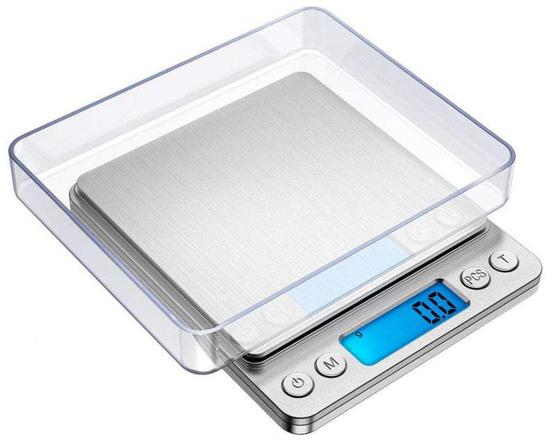 Digitale KÜCHENWAAGE Briefwaage Zählwaage Präzisionswaage Waage bis 2kg