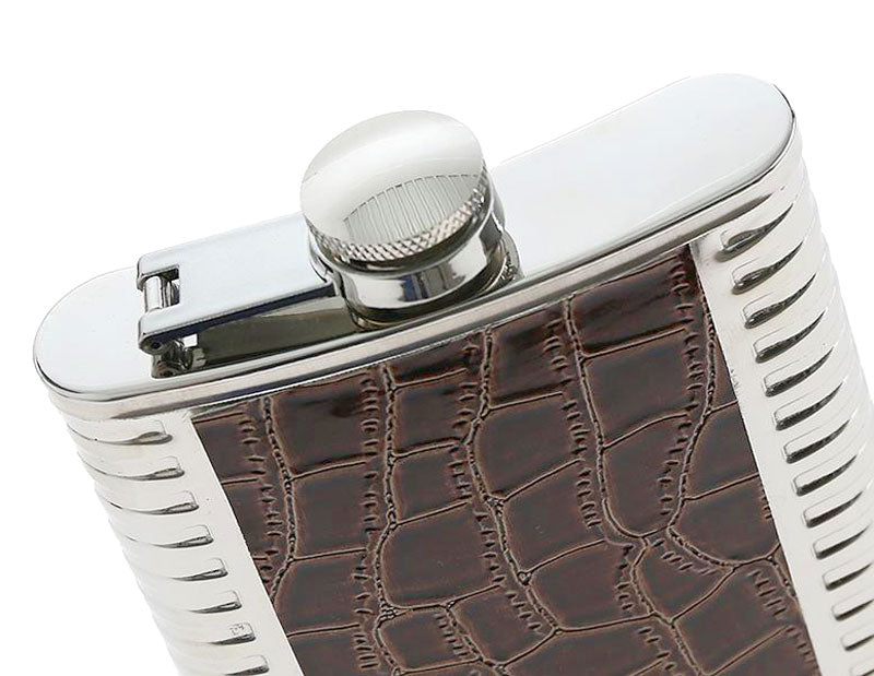 Geschenk-Set FLACHMANN 6-tlg. Chrom KROKODIL