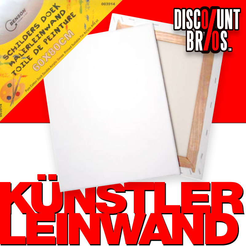 Künstler LEINWAND grundiert auf Keilrahmen für Kunstmaler 60×80cm