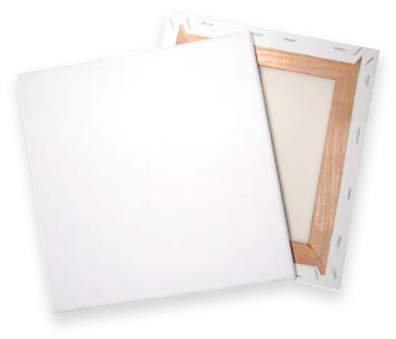 Künstler LEINWAND quadratisch grundiert auf Keilrahmen für Kunstmaler 50×50cm