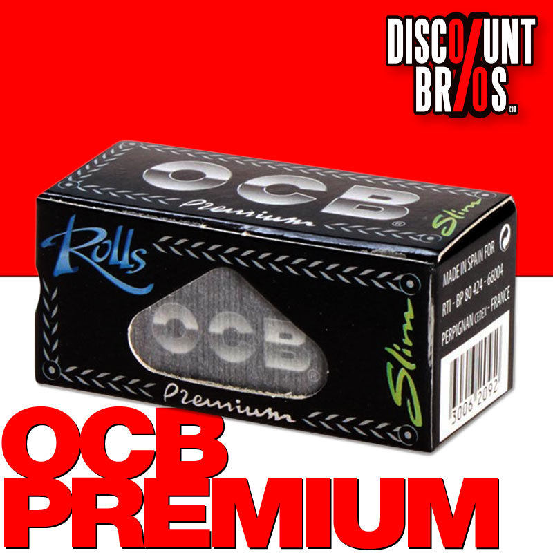 OCB PREMIUM Rollen Black Slim Papers Rolle 4m Zigarettenpapier 4m×44mm