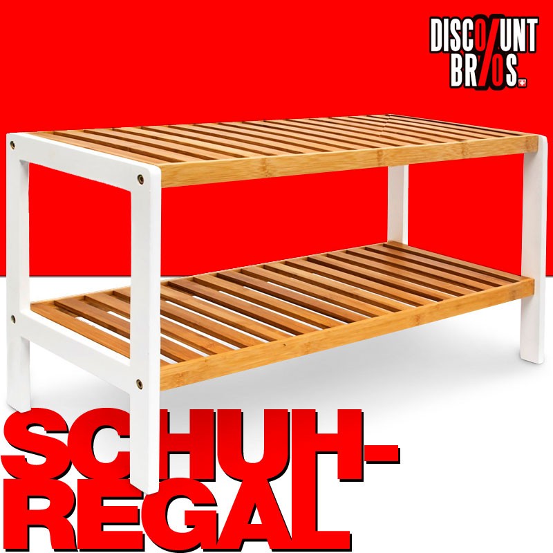 SCHUHREGAL aus Bambus Holz
