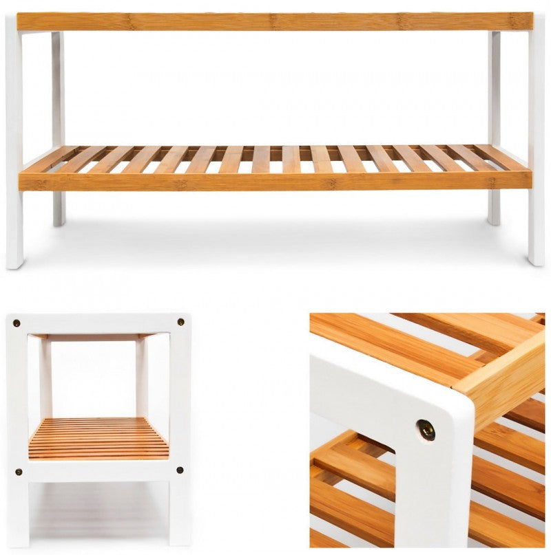 SCHUHREGAL aus Bambus Holz
