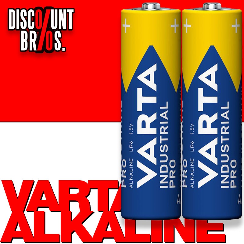 VARTA 4006 Industrial Pro Alkaline Batterien AA Mignon LR6 E91 2er Pack