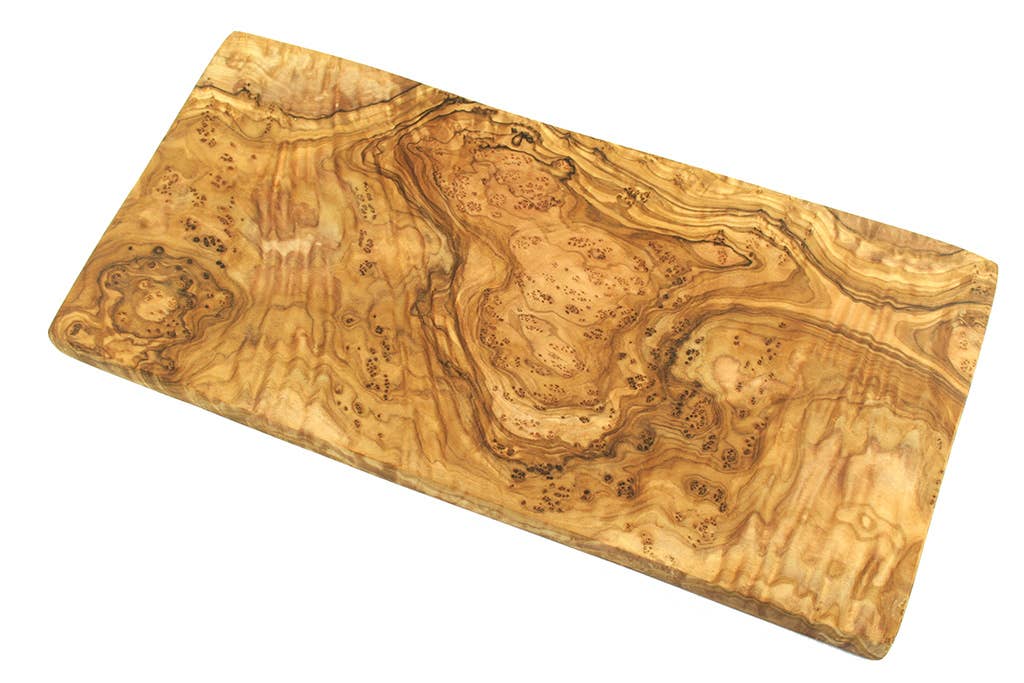 olivenholz-erleben | Schneidebrett 30 x 15 cm rechteckig Olivenholz