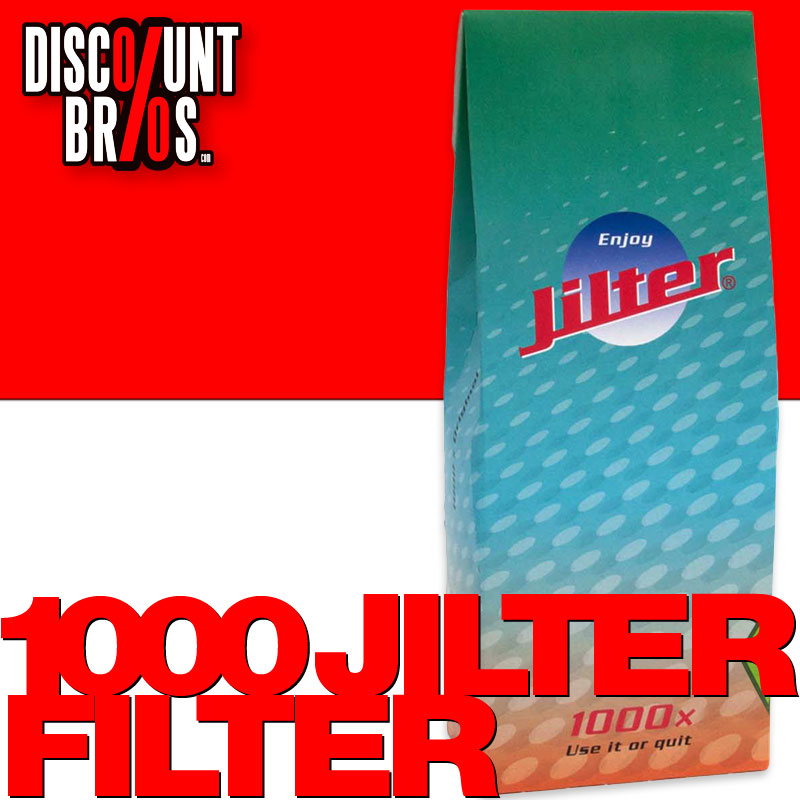 1000 Stk. JILTER Bag Filter Tips 6mm EXTRA-SLIM