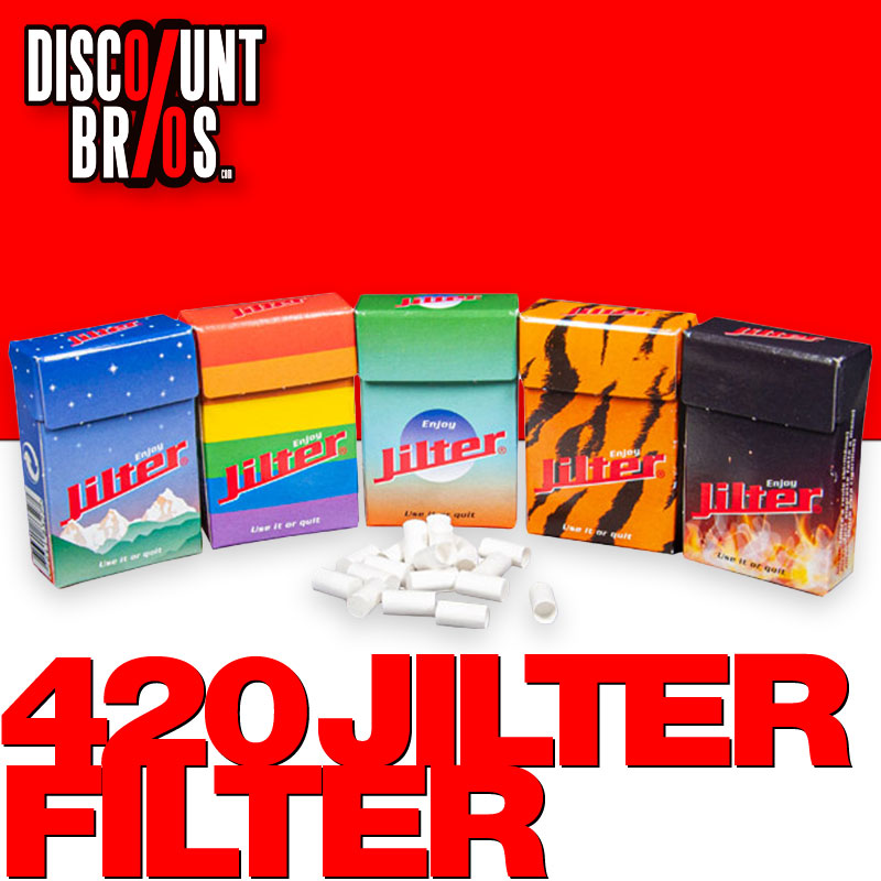 10 × 42 Stk. JILTER Zwister Box Filter Tips 6mm EXTRA-SLIM