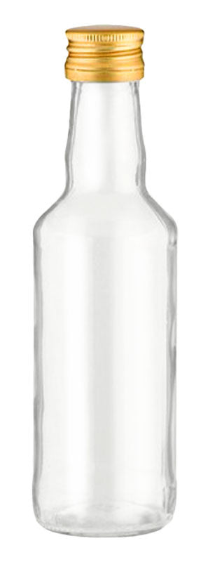 200ml GLASFLASCHE mit DECKEL Flasche mit Schraubverschluss PP28