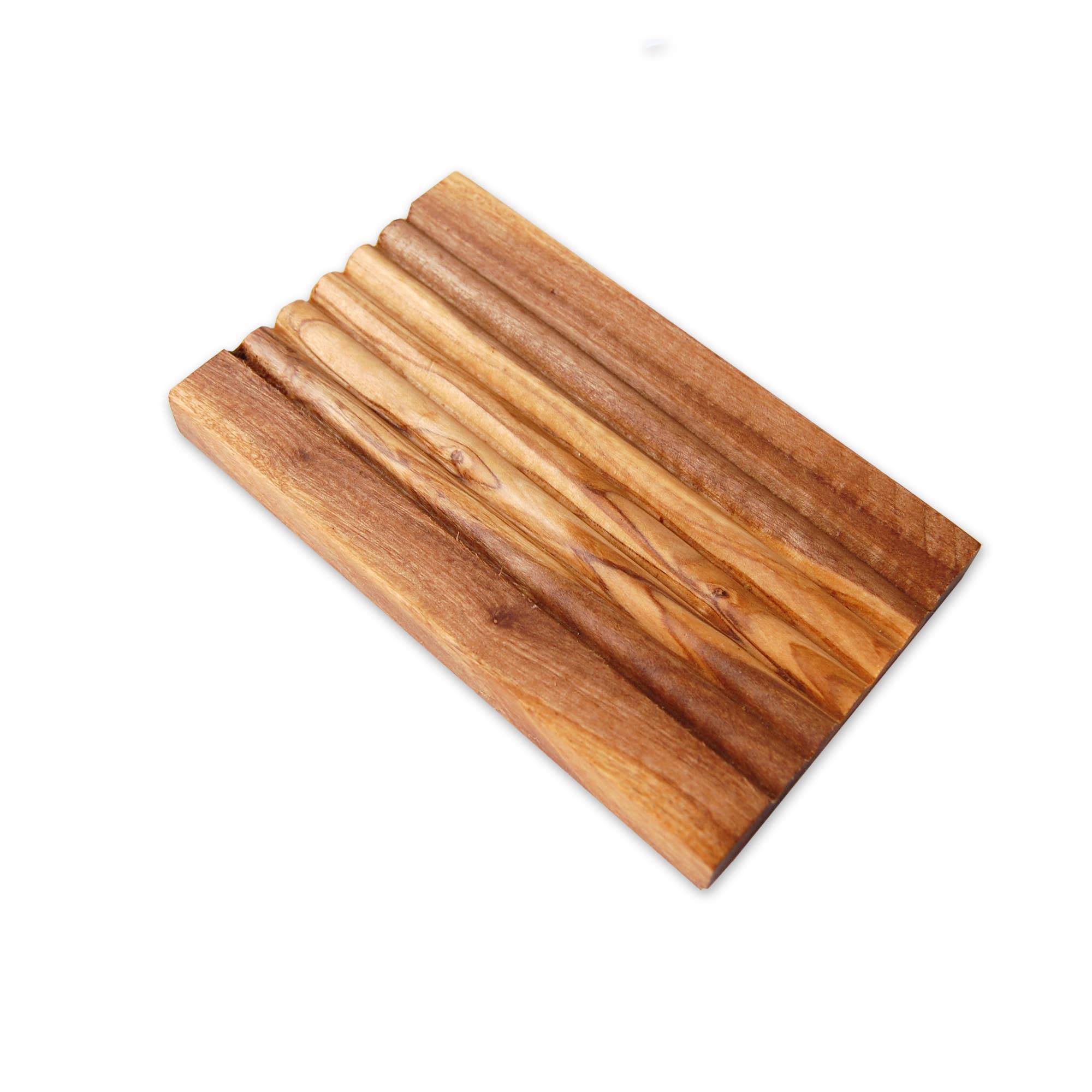 olivenholz-erleben | Seifenablage mit Rillen | gefertigt in Deutschland