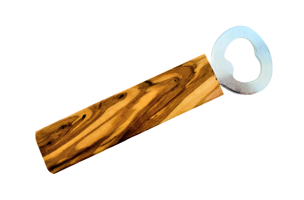 olivenholz-erleben | Flaschenöffner Ecki aus Olivenholz | gefertigt in Deutschland