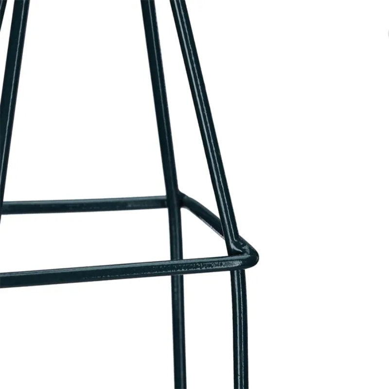 2er Set RANKHILFE Pyramide aus Metall in dunkelgrün