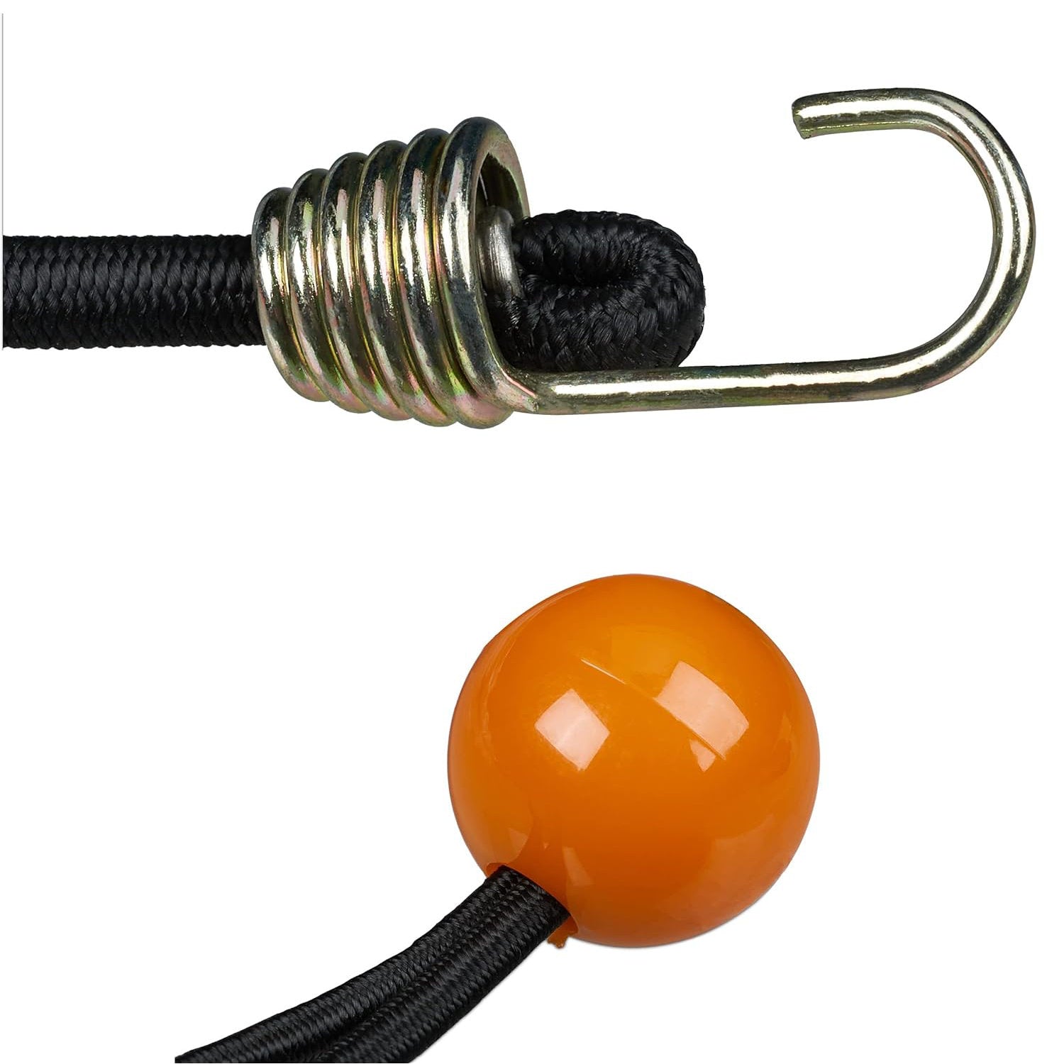 Spanngummi 30er-Set mit Gepäcknetz und Planenclips