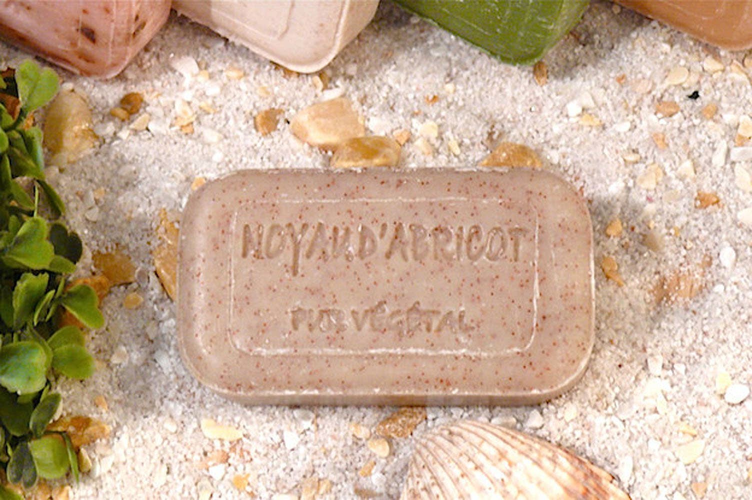olivenholz-erleben | Handgemachte Seife 100 g rein pflanzlich Duft "Aprikose"