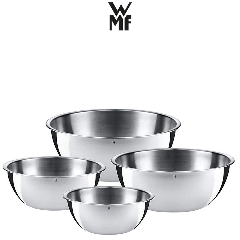 WMF Gourmet Küchenschüssel Set 4-teilig aus Cromargan Edelstahl