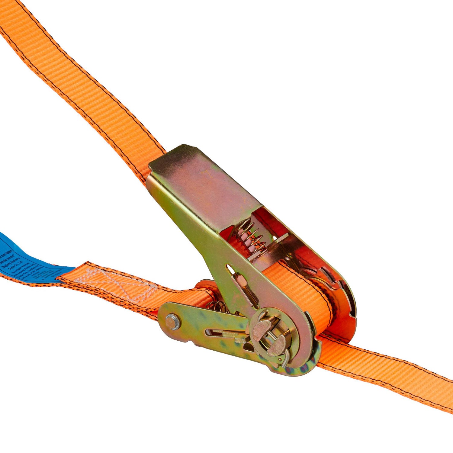 4er Set Spanngurte mit Ratsche orange