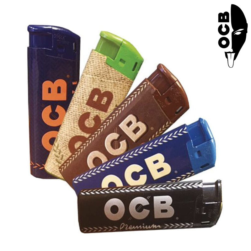 25er Display OCB Elektronic FEUERZEUGE "Brasilien" nachfüllbar