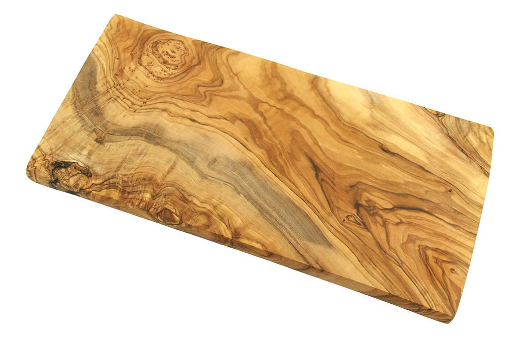 olivenholz-erleben | Schneidebrett 30 x 15 cm rechteckig Olivenholz