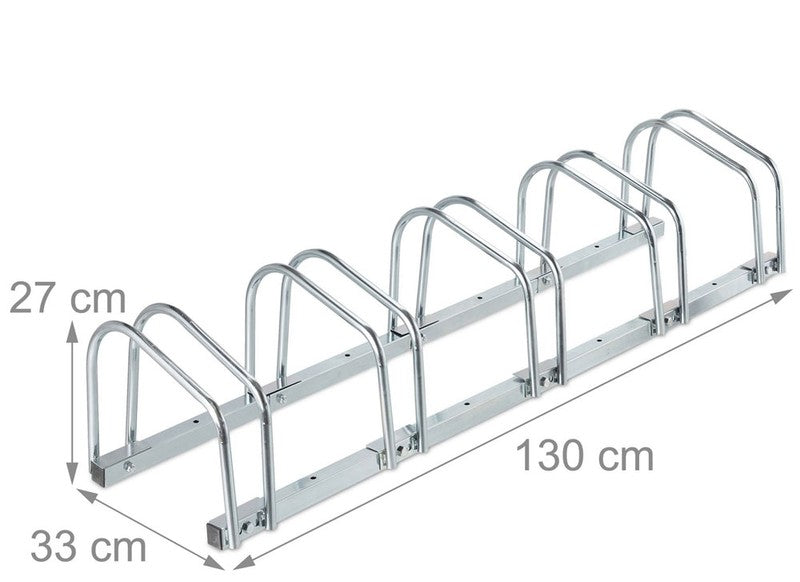5-er VELOSTÄNDER verzinkt Fahrradständer bis 6 cm Reifenbreite