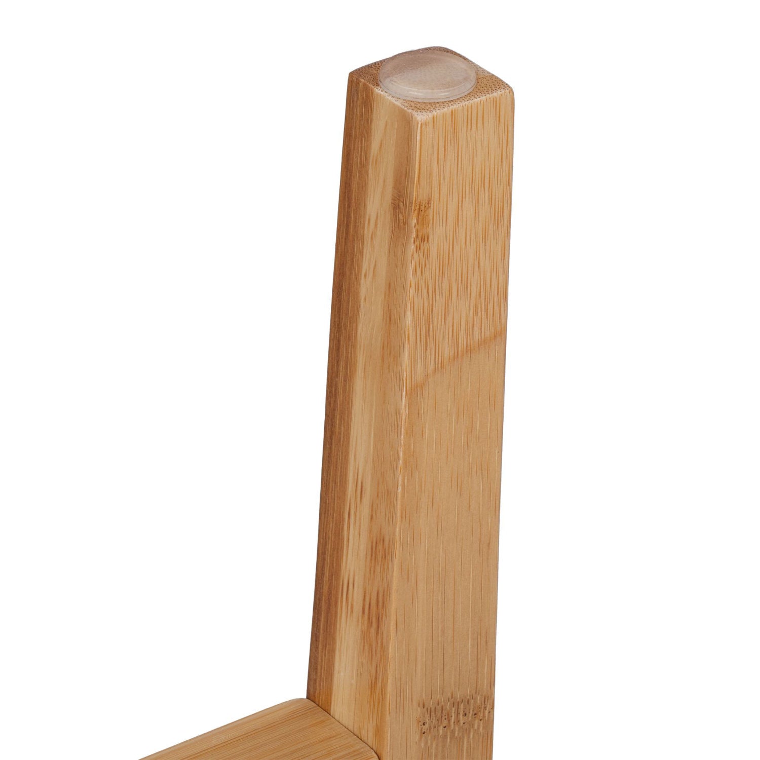 Badhocker mit Ablage aus Bambus Holz 52×32cm