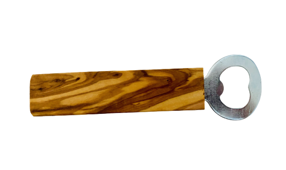 olivenholz-erleben | Flaschenöffner Ecki aus Olivenholz | gefertigt in Deutschland