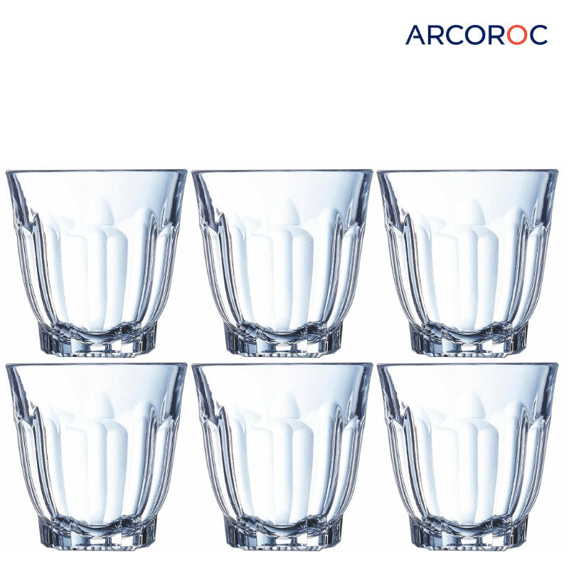 6er-Set Trinkgläser Glas TRINKGLAS Arcoroc ARCADIE 6×35cl
