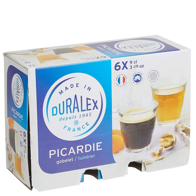 6er-Set Trinkgläser Glas TRINKGLAS Duralex Picardie 6×9cl