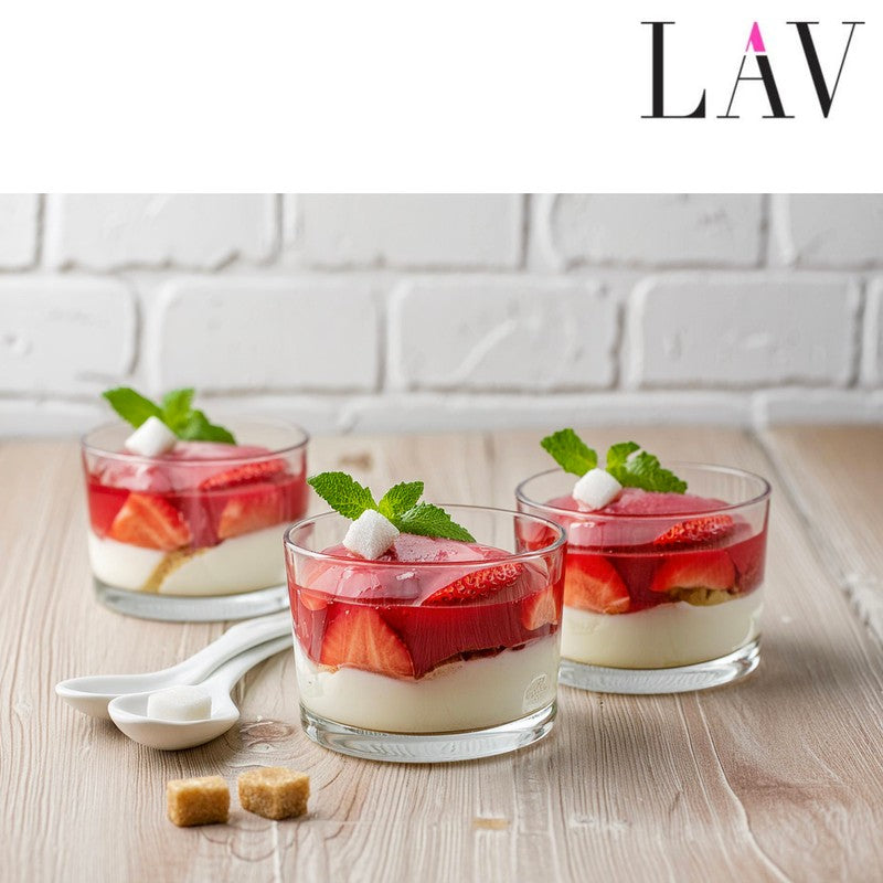 6er-Set Bodega Gläserset TRINKGLAS Glas Trinkgläser Gläser Wassergläser Whiskygläser von LAV 240ml