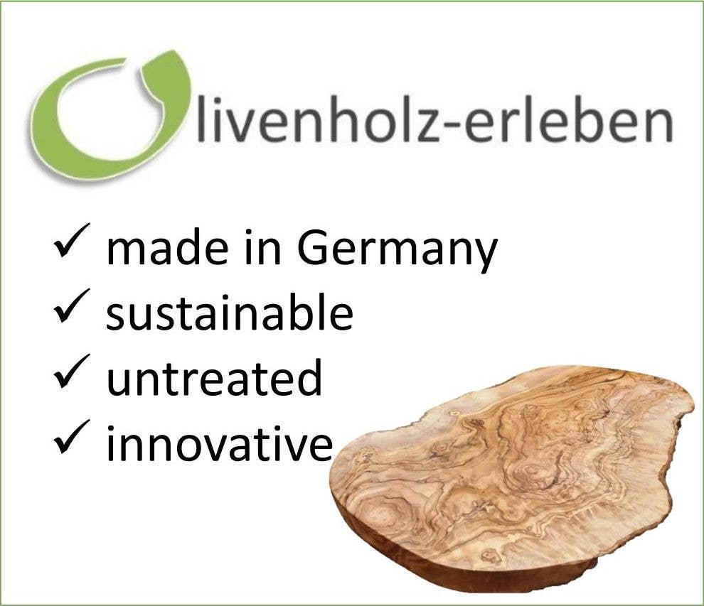 Olivenholz-Erleben | Kochlöffel 30 cm | Gefertigt in Deutschland