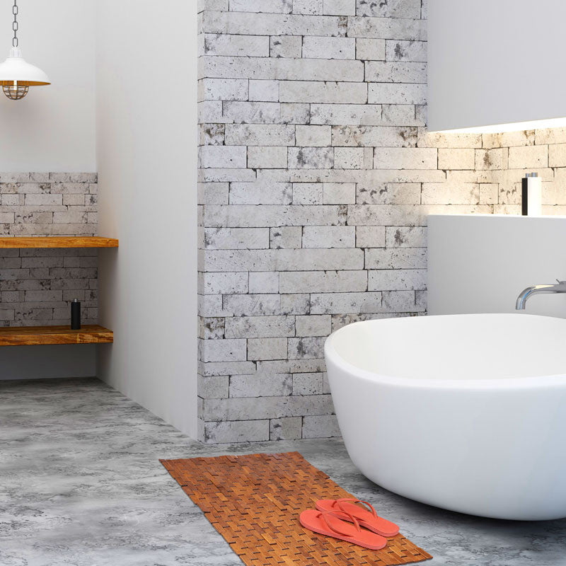 Bambus BADVORLEGER Badteppich 80×50cm