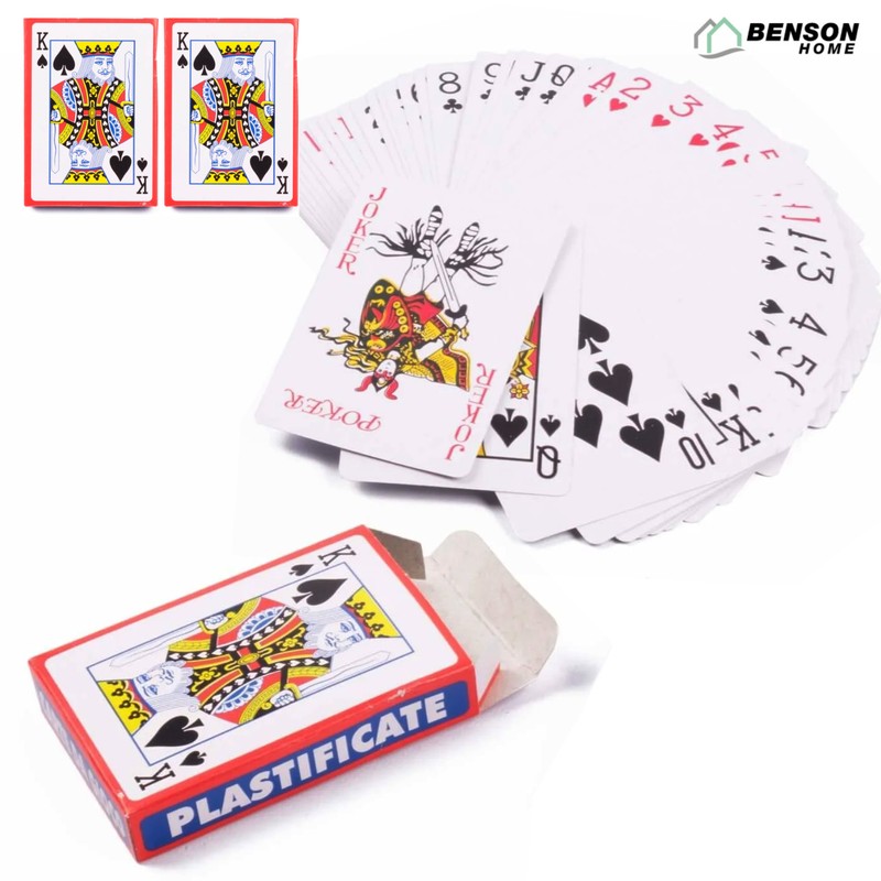 2er-Set Jasskarten POKERKARTEN Spielkarten Kartenspiel 2 Kartendeck