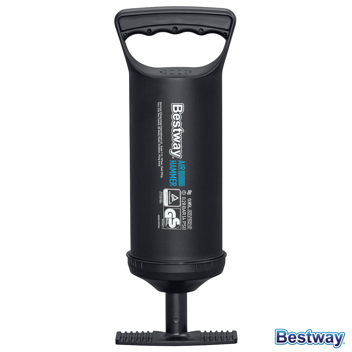 Bestway Air Hammer Handpumpe mit Handgriff und Fussstütze