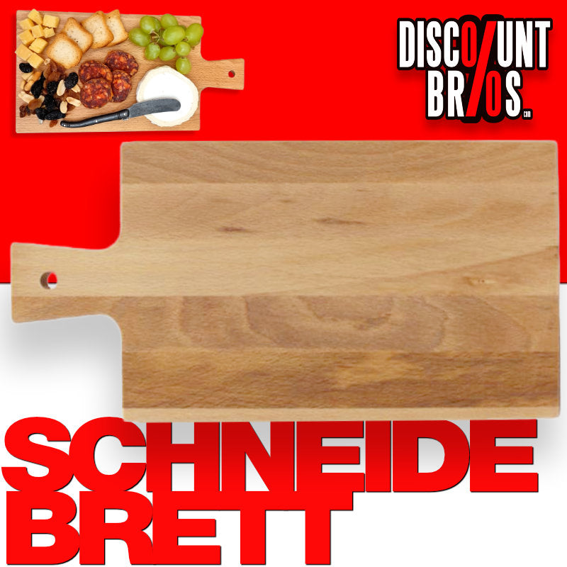 Boston 404 | Schneidebrett Servierbrett aus geöltem Buchenholz (31,5x16x2cm)