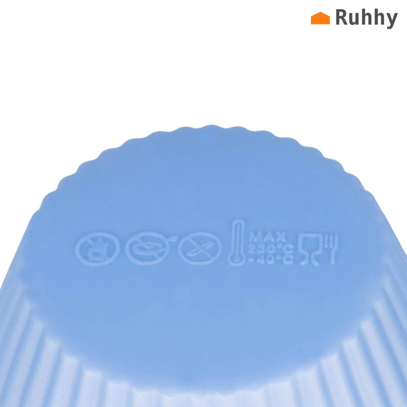 Cupcake Muffin Backform Antihaftbeschichtet mit 12 Silikonförmchen