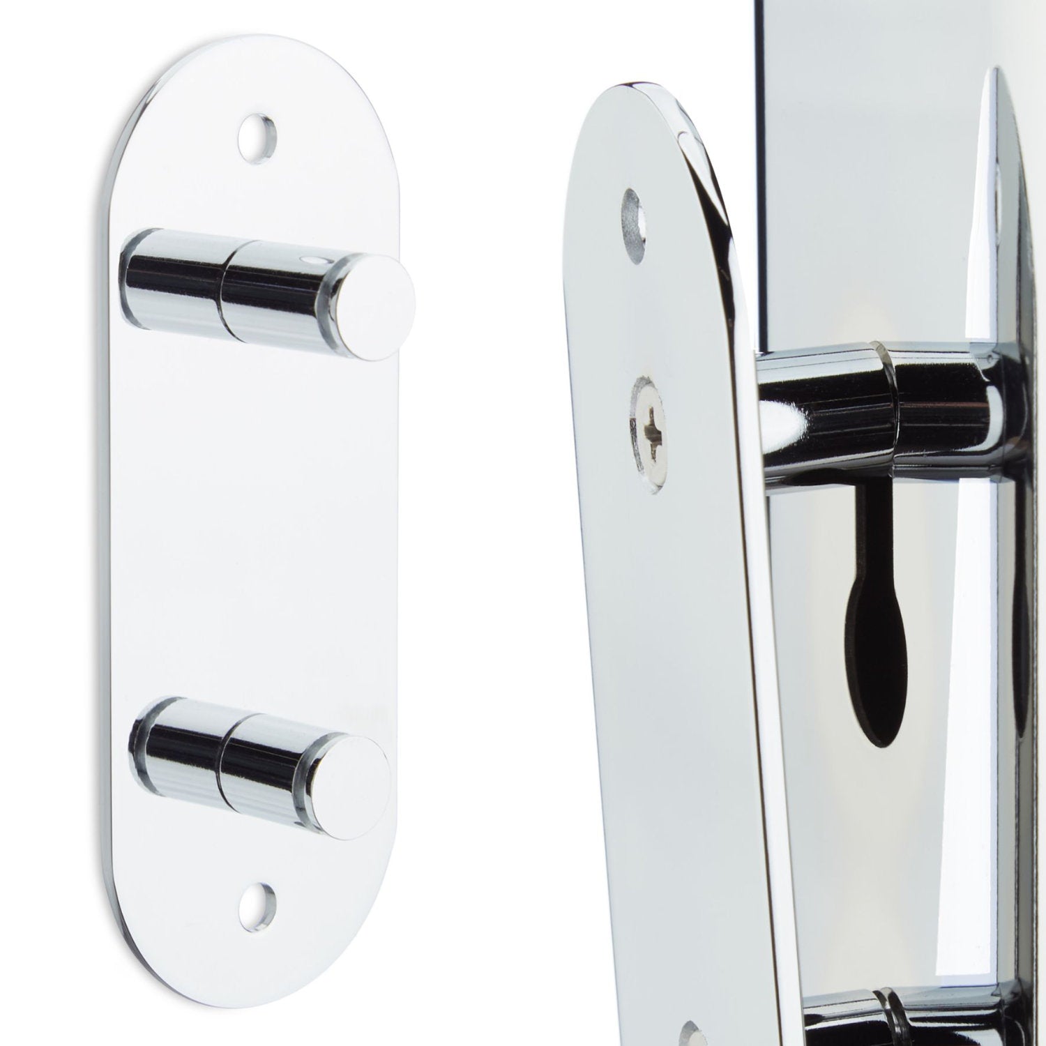 Wand Toilettenbürste WC-BÜRSTE mit Halter WC-Garnitur Bürstenhalter EDELSTAHL