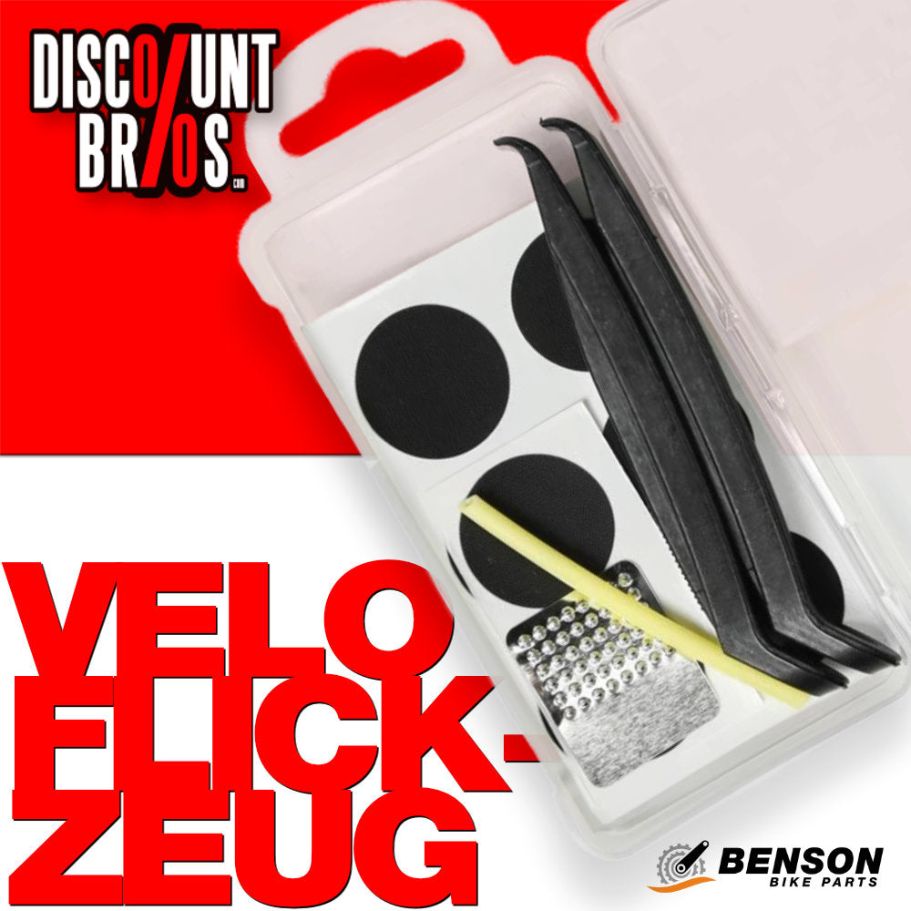 Benson Velo- / Fahrrad-Reparatur-Set 12-teilig mit Reifenhebern