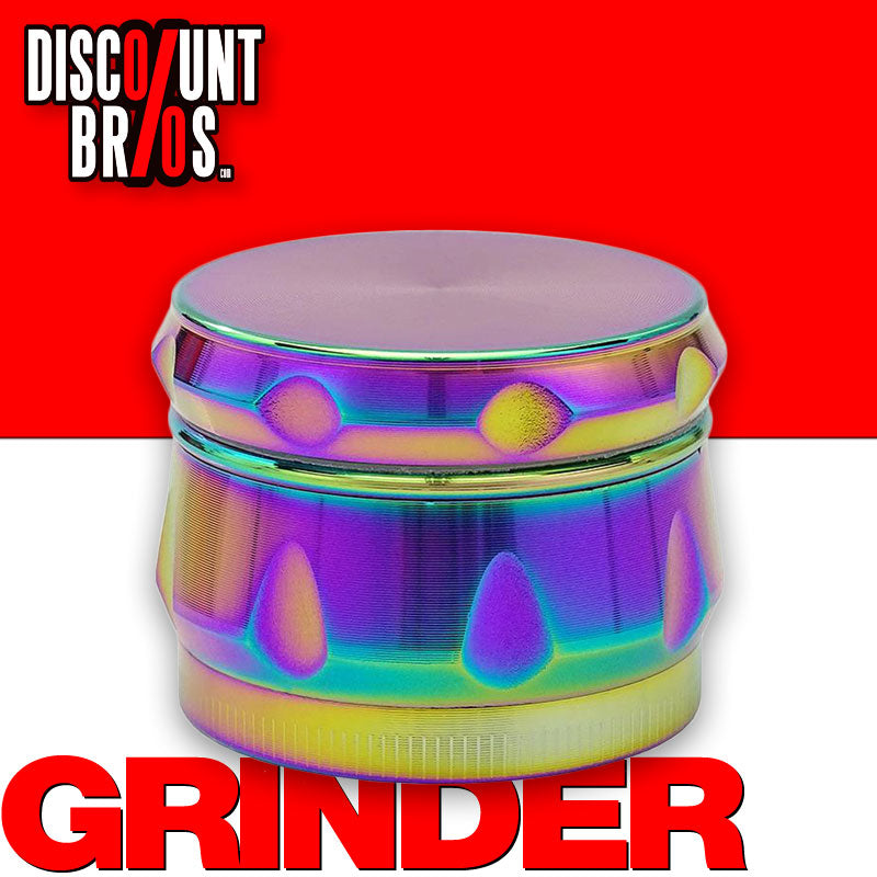 Gewürzmühle GRINDER RAINBOW Regenbogen 4-teilig aus Metall Ø41mm