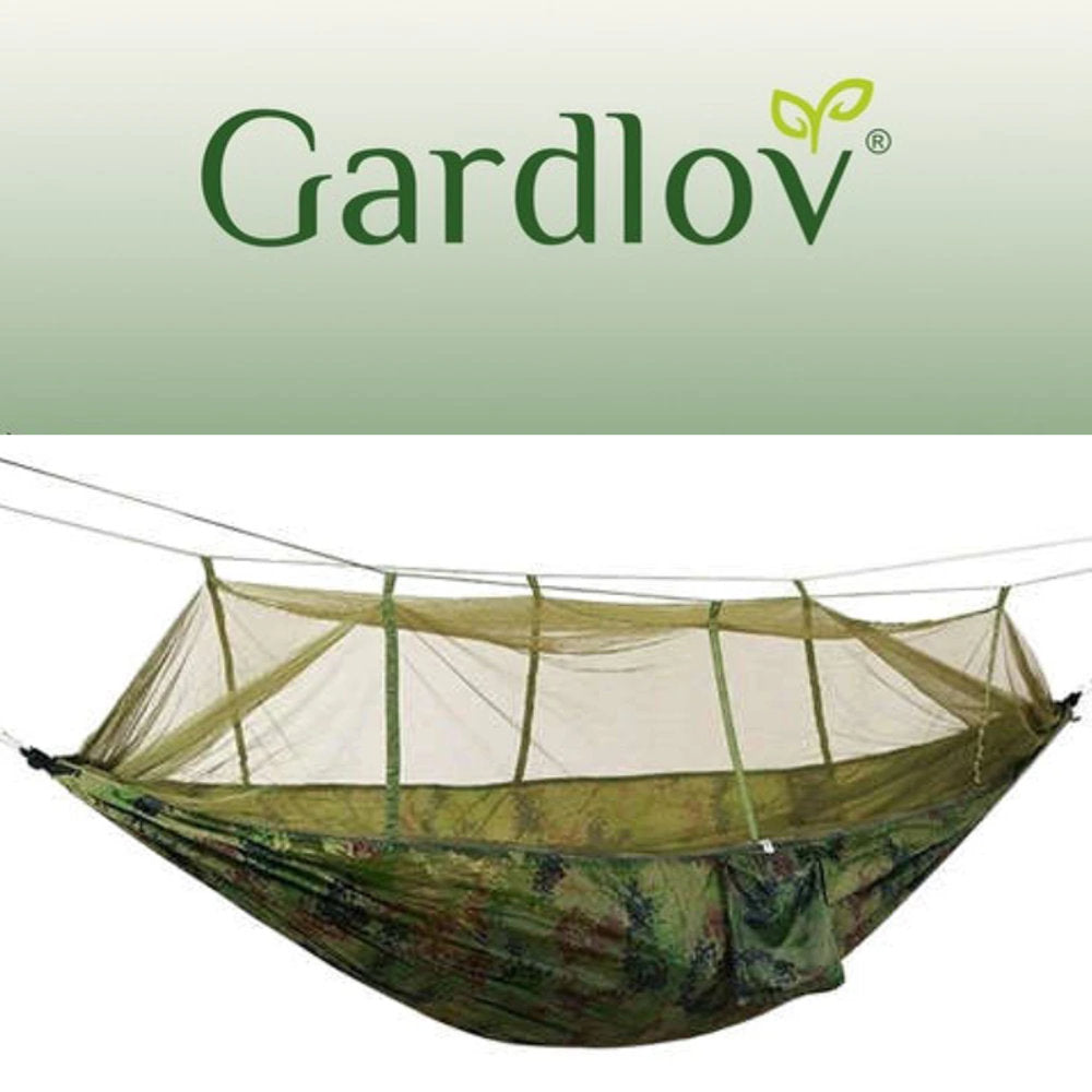 Santiago Army Hängematte 260x140cm Tarnfarben mit Moskitonetz