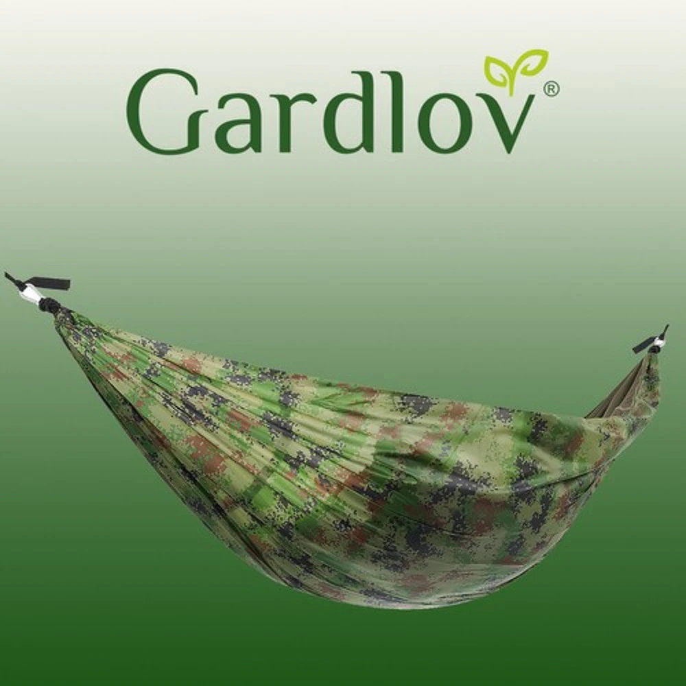 Santiago Army Hängematte 260x140cm Tarnfarben mit Moskitonetz