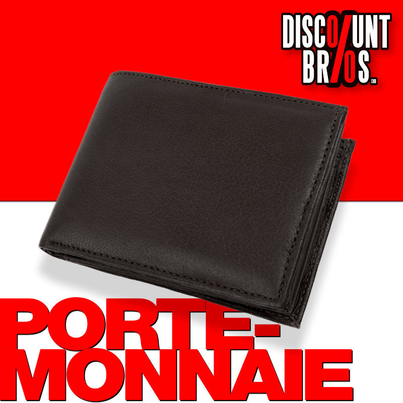 Brieftasche PORTEMONNAIE Geldbörse aus Nappa-Leder Echtleder SCHWARZ