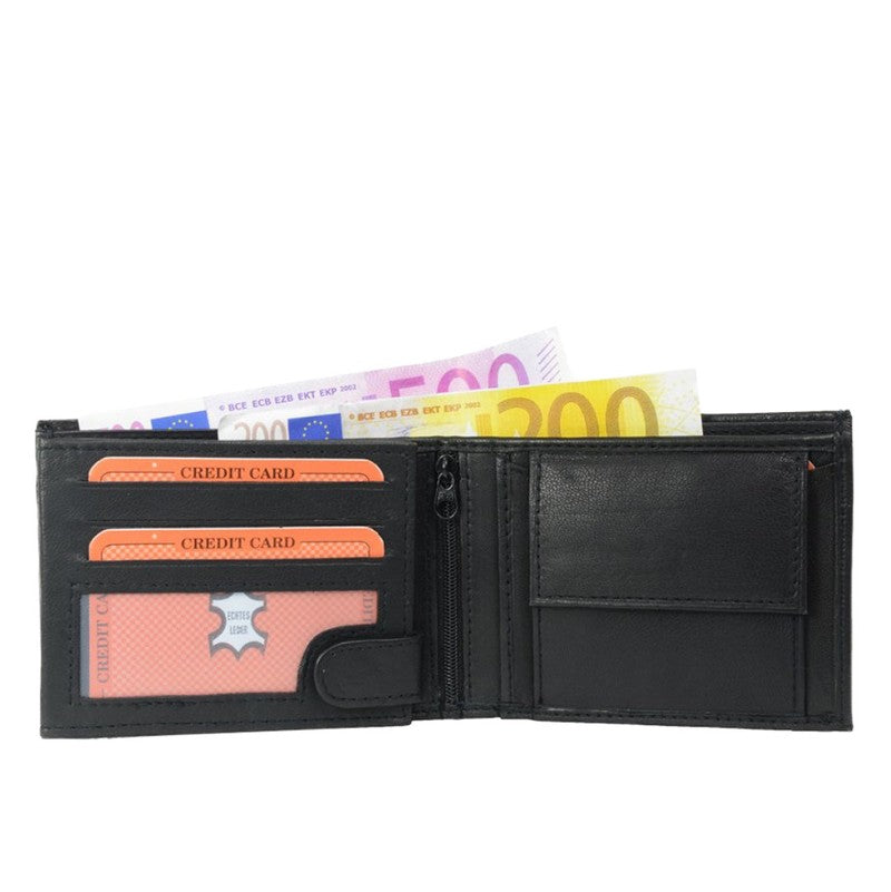 Brieftasche PORTEMONNAIE Geldbörse aus Nappa-Leder Echtleder