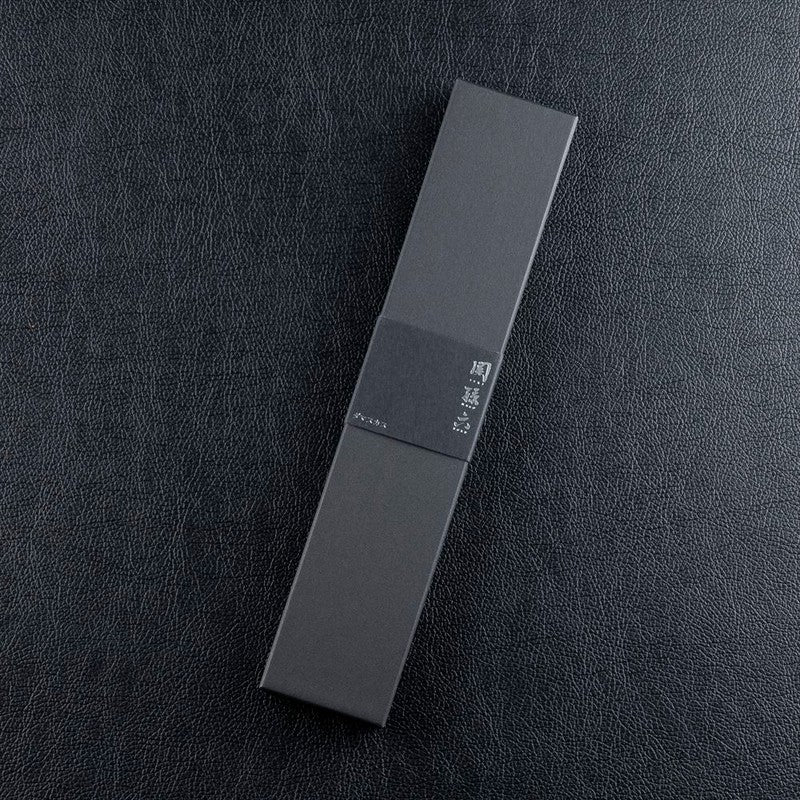 KAI SEKISOROKU Santoku Messer mit Damaststahl-Klinge (145 mm) und Holzgriff SCHWARZBRAUN