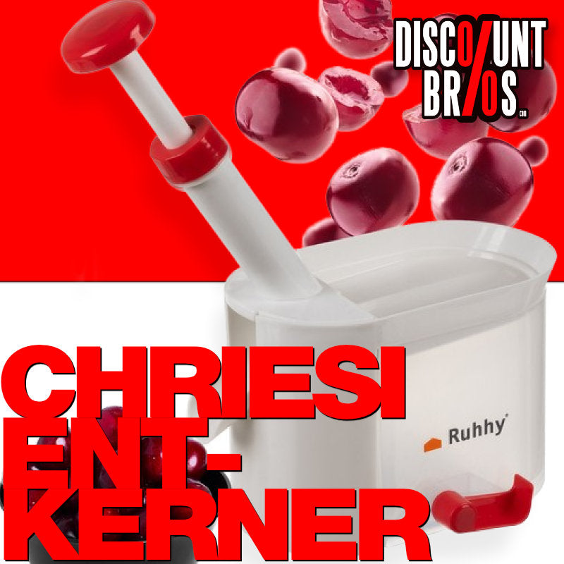 Kirschentkerner CHRIESI ENTKERNER Kirschkernentferner mit Saugnapf