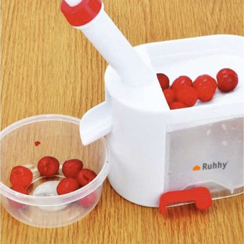 Kirschentkerner CHRIESI ENTKERNER Kirschkernentferner mit Saugnapf