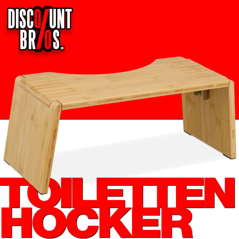 Badhocker mit Ablage aus Bambus Holz 40×25cm (Kopie)