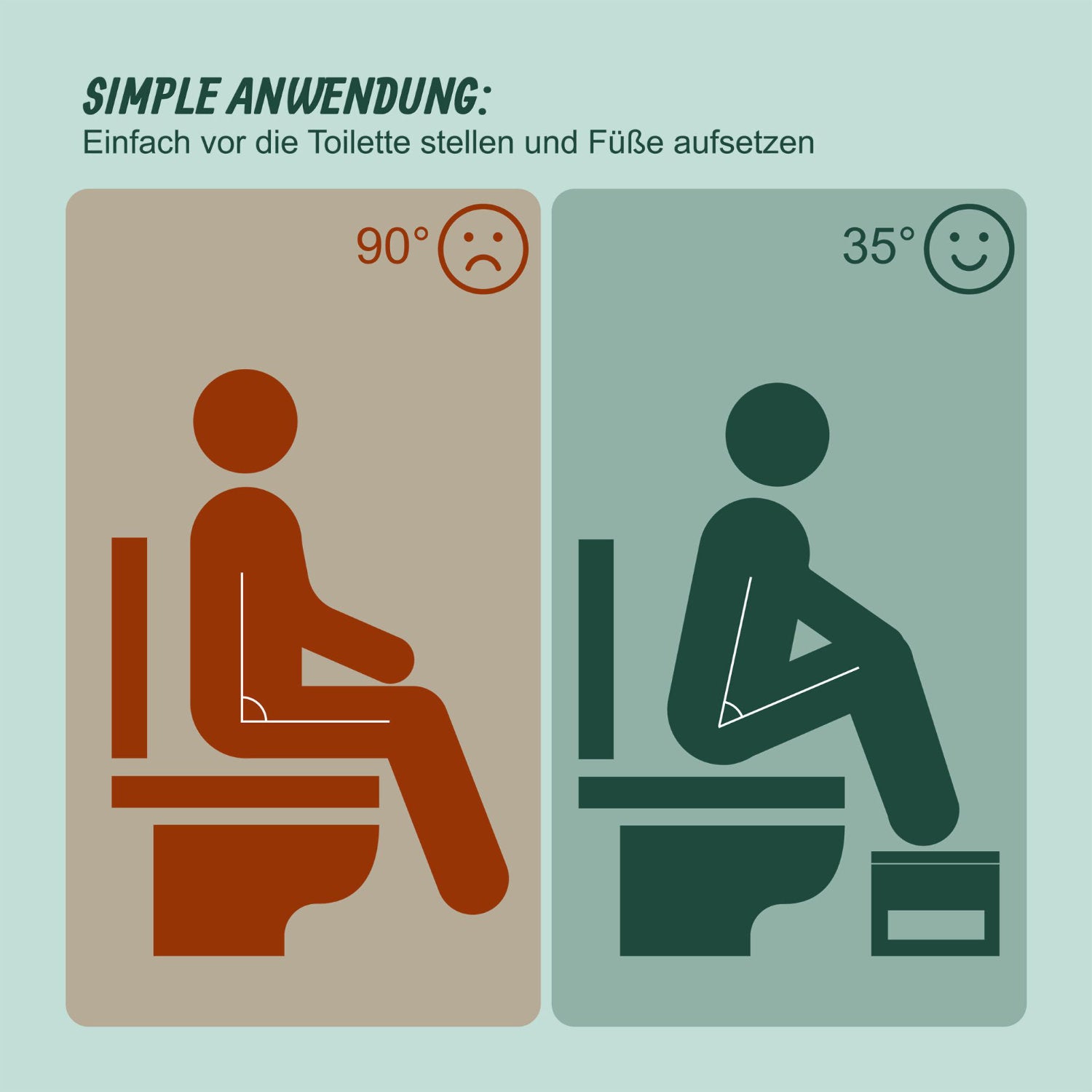 Badhocker mit Ablage aus Bambus Holz 40×25cm