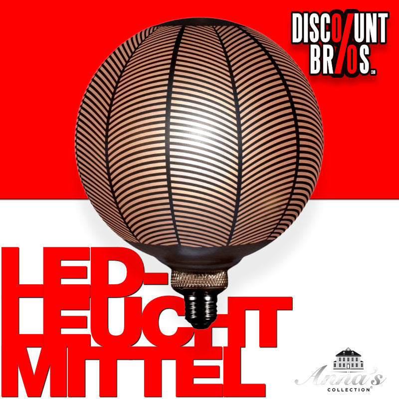 Anna's Collection LED-Leuchtmittel Palmblatt E27 4 W dimmbar, 12,5 × 17 cm
