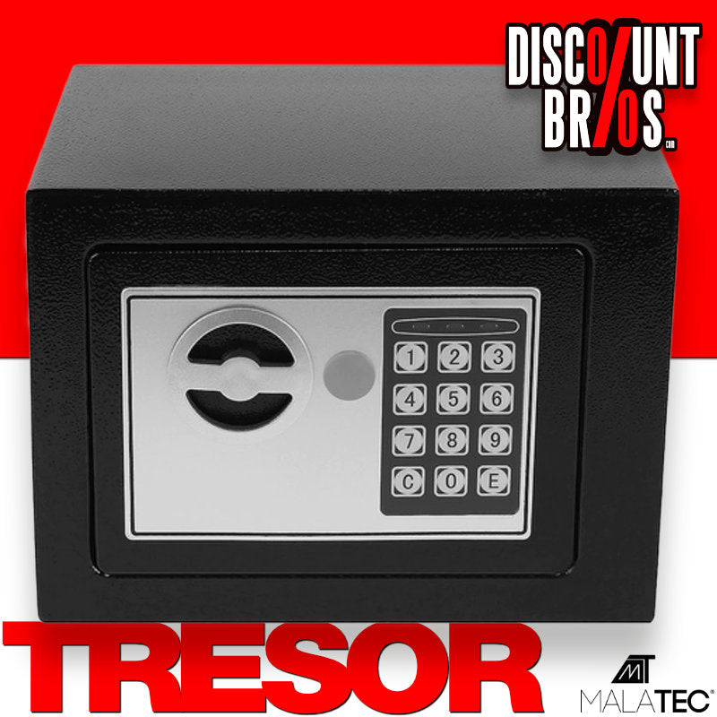 Safe MINI TRESOR mit Elektronik-Zahlenschloss 23×17,5×17cm