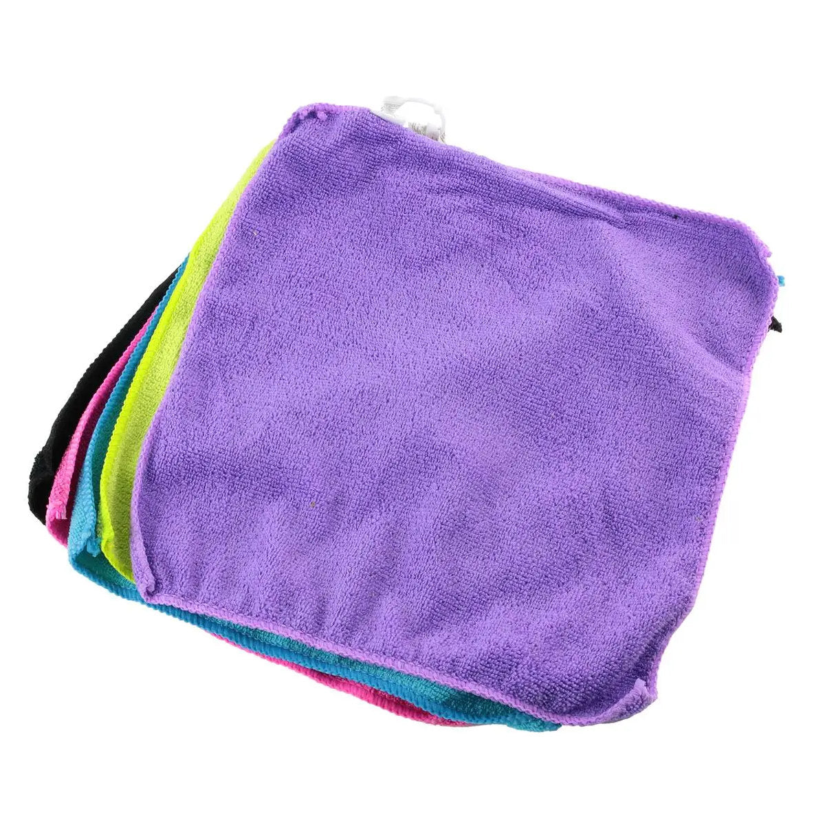 JE CHERCHE UNE IDEE Mikrofasertücher 30 × 30 cm, 5er-Set, farbig sortiert
