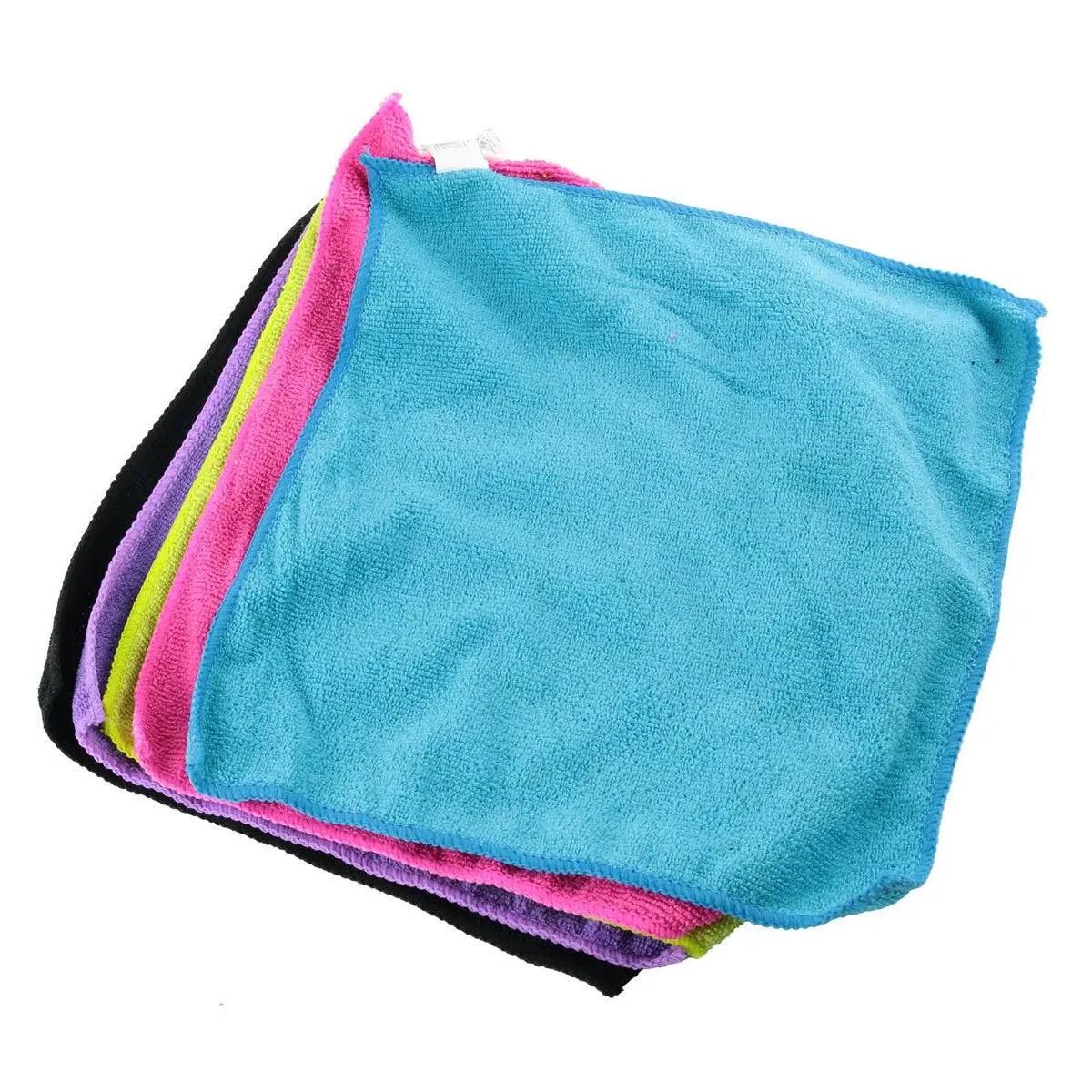 JE CHERCHE UNE IDEE Mikrofasertücher 30 × 30 cm, 5er-Set, farbig sortiert